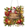 thumbnail image 3 of Tren Navidad Con Forma Especial Pintura Diamantes Decoraciones Colgantes para El, 3 of 6