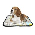 thumbnail image 2 of PKQWTM Birch Forest Sunlight Pet Dog Cat Bed Pee Pads Mat Cushion Potty Dogsblankets Crate Bed Kennel 25x30 inch, 2 of 3