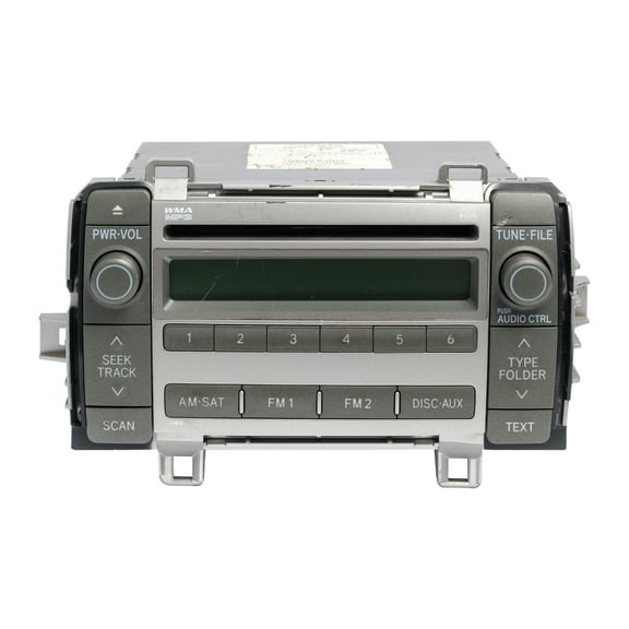 Restored 2009-10 Toyota Matrix AM FM Satellite Radio CD MP3 Player 86120-02710 Part 11819 (Refurbished)