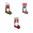 thumbnail image 3 of Cateissary Calcetín de Navidad hogar interesante decoración colgante Adorable bolsa de regalo de Navidad suministros de fiesta bolsa de paquete de dulces Kits de decoración para fiestas Gnomo verde Cateissary HA069756-02, 3 of 6