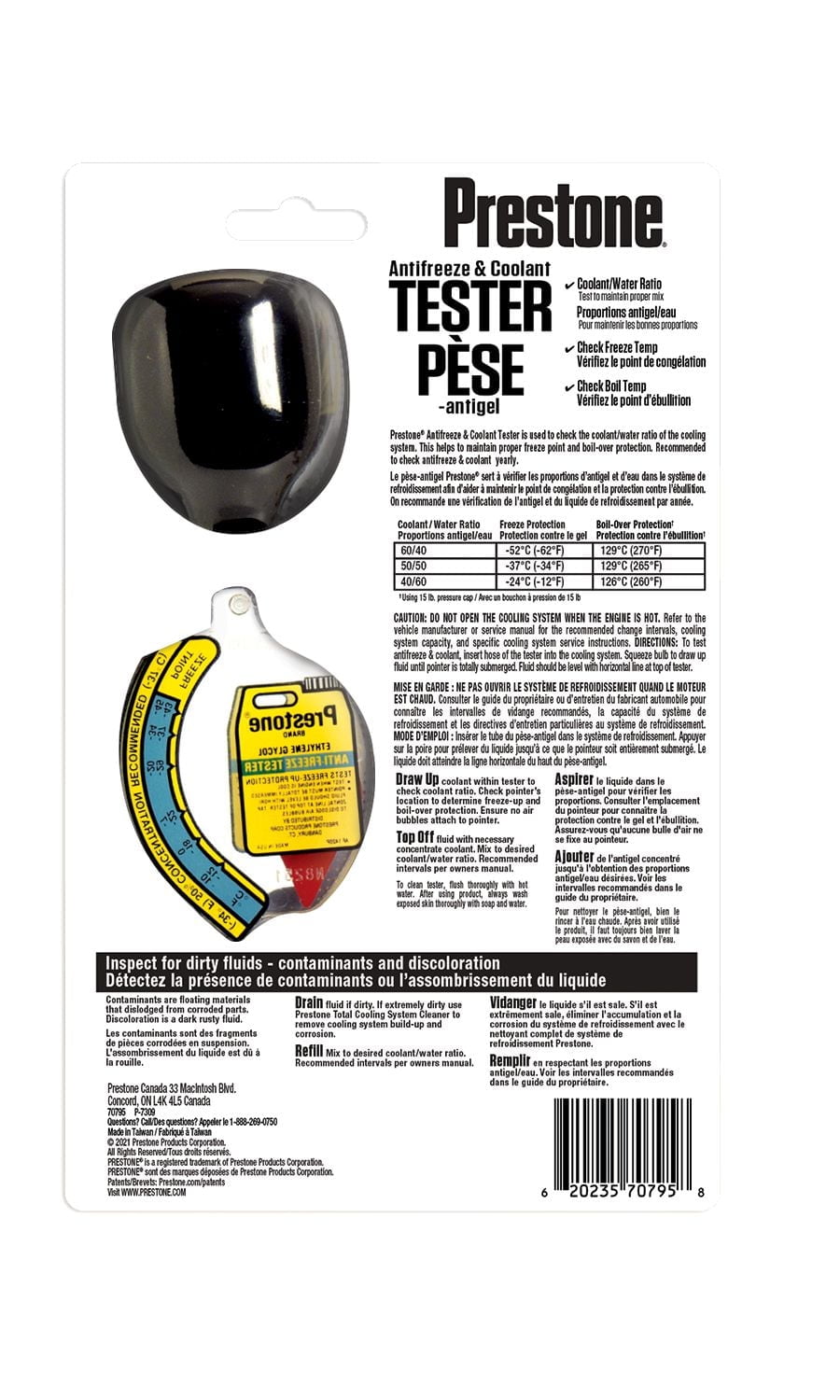 Prestone AF/Coolant Tester, AF/Coolant Tester