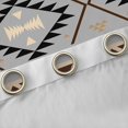 thumbnail image 5 of Homewish Tribal Aztec Adult Black Out Curtains, Wheat Grey Triangle Curtains Pack of 2 (42x63 Each), Vintage Western Bohemian Bedroom Curtains, Window Curtains Home Decor, 5 of 7