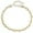 Gold, variant on Stainless Steel Linked Beans Style Chain Bracelet