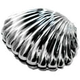 thumbnail image 6 of Efavormart 12 Pack - 3.5" Silver Plastic Sea Shell Table Scatter Décor, Vase Fillers for DIY, Home, Wedding, Party, Birthday, Centerpieces Decorations, 6 of 6