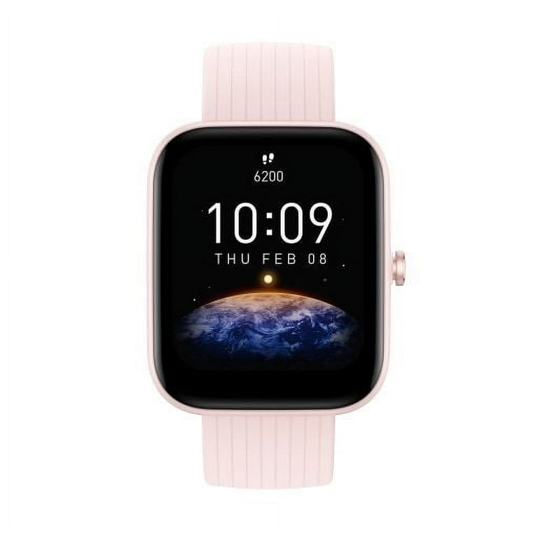 Amazfit Bip 3 Pro Smart Watch: 14-Day Battery Life - Pink 