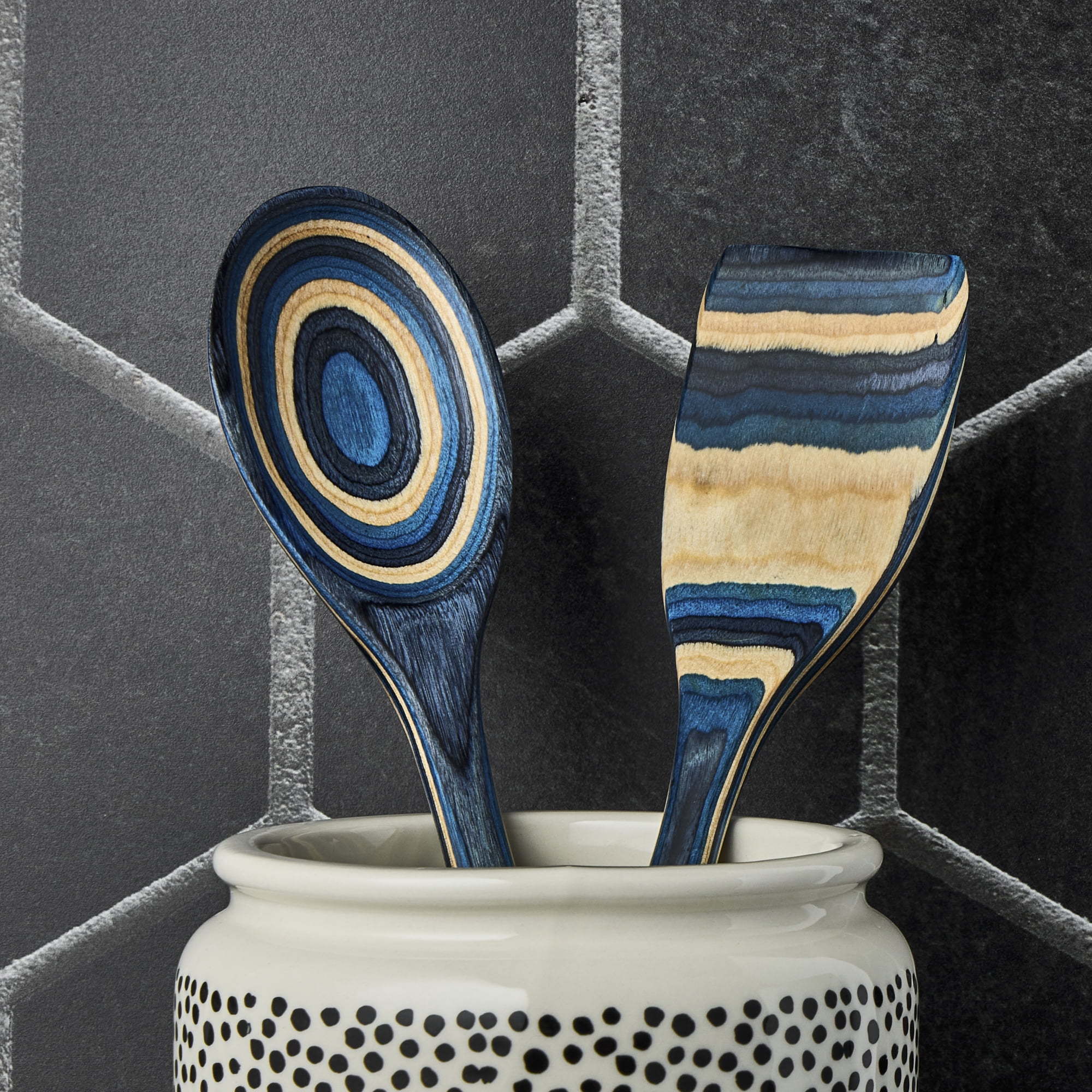 Thyme & Table Pakka Wood Turner, Blue