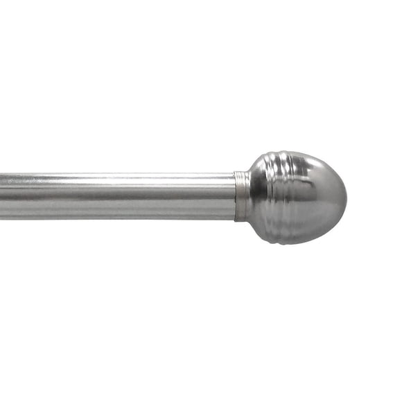 Barra Cortinero Ajustable 5/8" Plata 71-121 Cm