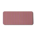 thumbnail image 1 of Abstract Computer Mouse Pad, Pattern of Diagonal Squares in Vivid Colors, Rectangle Non-Slip Rubber Mousepad X-Large, 35" x 15" Gaming Size, Pale Fuchsia Yellow, by Ambesonne, 1 of 2