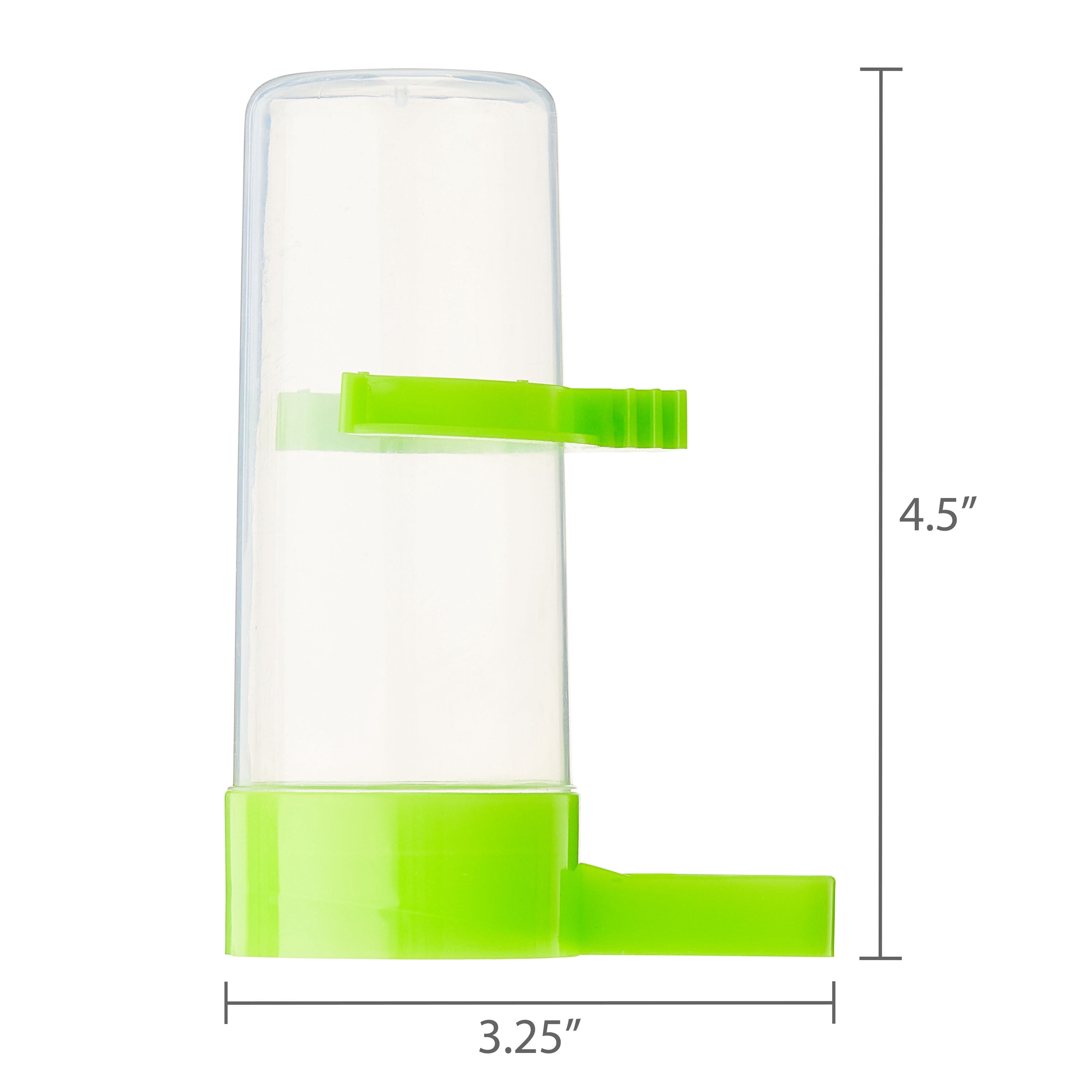 Vibrant Life Gravity Fed Water Bottle Bird Waterer, 5 fl oz