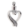 thumbnail image 6 of Frame Clear Rhinestone Stainless Steel Urn Cremation Ash Holder, 6 of 6