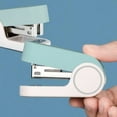 thumbnail image 4 of Blue Mini Stapler with 830 Staples - 20 Sheet Office Travel Size for Students Office, 4 of 8