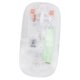 thumbnail image 1 of Ratón inalámbrico, 1600 dpi modos duales bt5.0/2.4g ratón inalámbrico con 3 niveles de dpi, ratón inalámbrico USB portátil Totalmento transparente, ratón ergonómico, 1 of 7