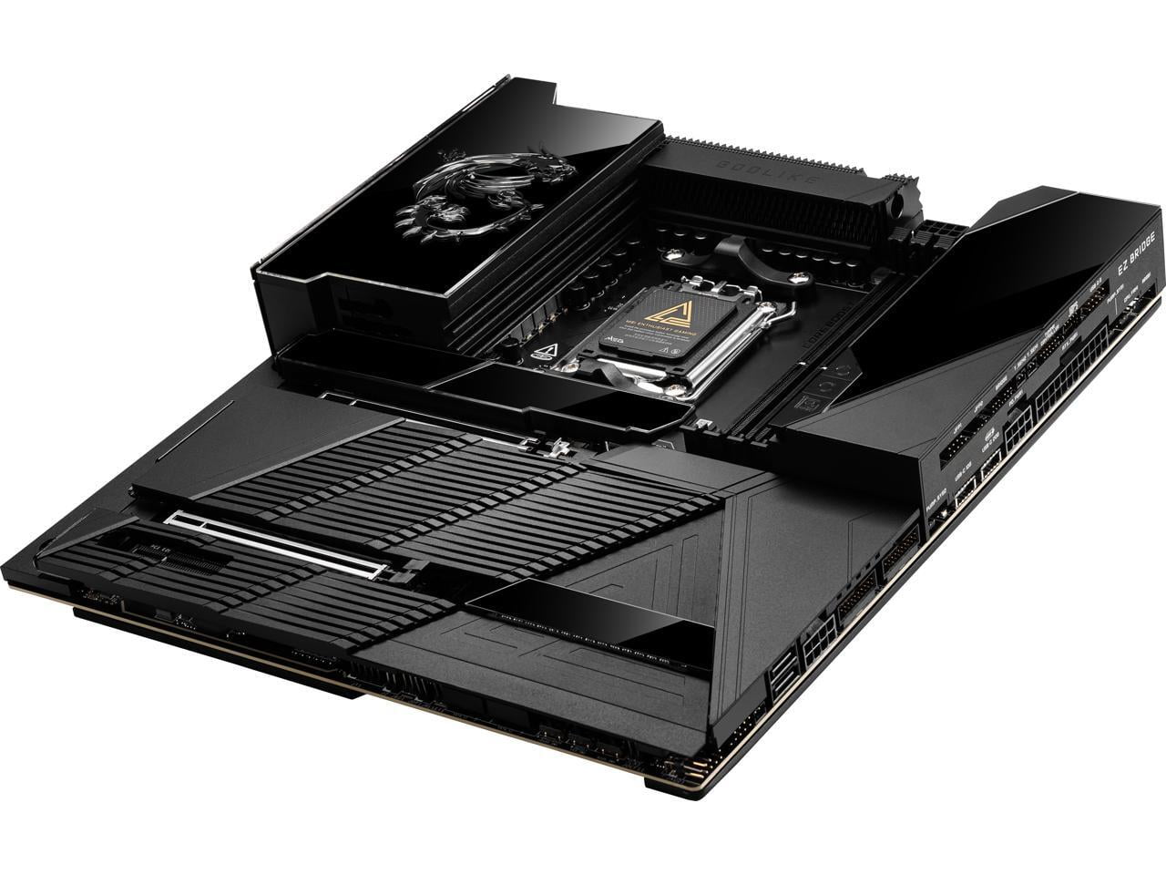 MSI MEG X870E GODLIKE Gaming Desktop Motherboard - AMD X870E Chipset - Socket AM5 - Extended ATX (megx870egodlike)
