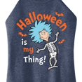 thumbnail image 3 of Dr. Seuss - Halloween Is My Thing - Juniors High Neck Tank Top, 3 of 6