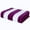 Purple, variant on Exclusivo Mezcla Cotton Oversized 35"x70" Cabana Stripe Beach Towel, Super Absorbent Soft Plush Pool Towel, Bath Towel (Purple)