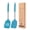 Blue, variant on Pack of 2 Silicone Solid Turner, Non Stick Slotted Kitchen Spatulas, High Heat Resistant BPA Free Cooking Utensils, Ideal Cookware for Fish, Eggs, Pancakes(Blue)