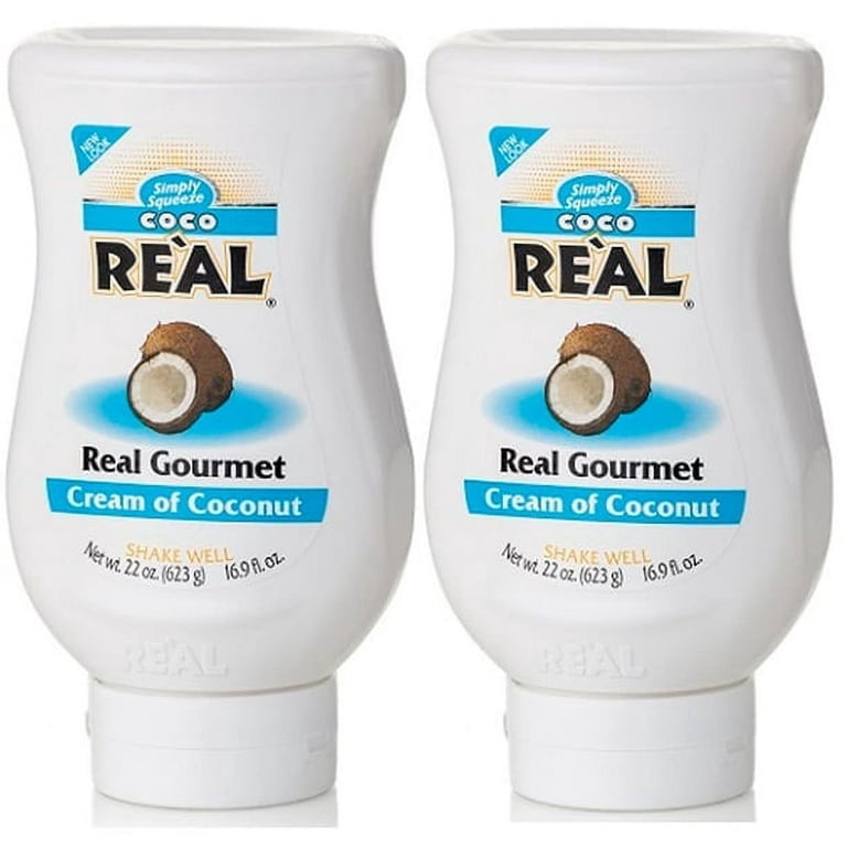 Real Infused Exotics Coco Real Cream of Coconut, Squeezable Bottle