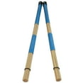 thumbnail image 2 of Varilla de bambú de 40cm, cepillo para tambor, baquetas para Jazz, música folclórica, azul perfke Escobillas de tambor de bambú, 2 of 6