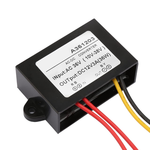 Power Supply Module Ac Dc Power Module Ac Dc Converter Power Supply Ac Dc Converter AC36V To DC12V Plastic AC DC Power Supply Converter Power Supply Module Adapter 3A