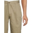 thumbnail image 4 of George Men's and Big Men's Wrinkle Resistant Pleated Twill Pants, 4 of 5