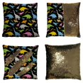thumbnail image 1 of EREHome Housse de Coussin Motif Dinosaure Décoration Maison 18x18 Pouces, 1 of 2