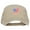 Khaki, variant on USA Flag Ohio Map Embroidered Washed Buckle Cap - Khaki OSFM