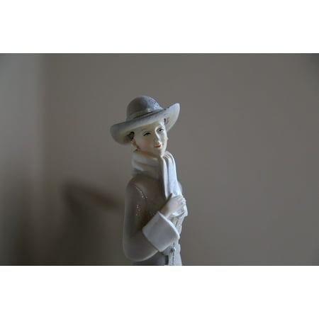 - Peel-n-Stick Poster of Porcelain Ms Lady Woman Delicate The Figurine Poster 24x16 Adhesive Sticker Poster Print