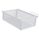 thumbnail image 4 of Cesta de almacenamiento metálica para fijar debajo de un estante, fabricada en acero al carbono, con sistema deslizante. Diseño de gancho blanco, 4 of 9