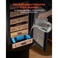 thumbnail image 2 of VEVOR Humidifier Replacement Filter, Single Pack Humidifying Pad Compatible with YC-88 Cigar Humidor Water Tank, 3D Multi-Layer Honeycomb Mesh, Cigar Flavor Preservation, Cut-to-Fit for Your Humidor, 2 of 9