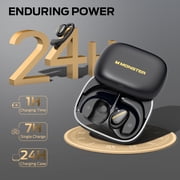 Monster Open Ear Headphones, Bluetooth 6.0 Wireless Earbuds with HiFi Sound, Open Ear Earbuds with 24H Playtime, Unique Handbag Design, ENC Clear Call, IPX6 Resistance Wireless Headphones
