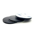 thumbnail image 4 of 2" Round Rubber Stick on Feet 1/8" Thick 3M Adhesive Backing Bumper Machine Pads, 4 of 6