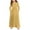 #001-Yellow, variant on Abcomgle Girls Dresses Size 10-12 Casual A-Line Long Sleeve Girls Long Dresses Solid Color Crew Neck Sundresses Summer Swing Dresses with Pockets,Black
