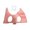B004- Pink, variant on Pet Nail Trimming Harness, Dual Shoulder Holes, Straps with Hooks, S-Hooks, Metal Hooks for Hanging, S Hooks for Hanging, Breathable Mesh Fabric, Hook and Loop Fastener, Shoulder