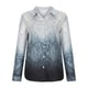 thumbnail image 4 of Mujeres Classic Summer Gradient Print Manga larga Túnica suelta Tops Blusas Camisa Pompotops  FGAJ13839, 4 of 8