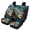 Turtle Flower, variant on Pzuqiu Car Seat Cover Full Set Interior Polyester, Compatible with Automotive Seat Vehicle Seats, for Truck Trucks, Cow Print Colorful Stripes