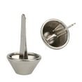 thumbnail image 4 of Leather Craft Accessories100Pcs Feet Stud Silver Feet Nailhead Flat Mushroom Spike Rivet High-Intensity Output, 4 of 4