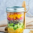 thumbnail image 5 of IGUOHAO 15 Pack Ball Mason Jars 9 oz Regular Mouth Mason Jars Canning Glass Jars With Airtight lids and Bands, 5 of 5