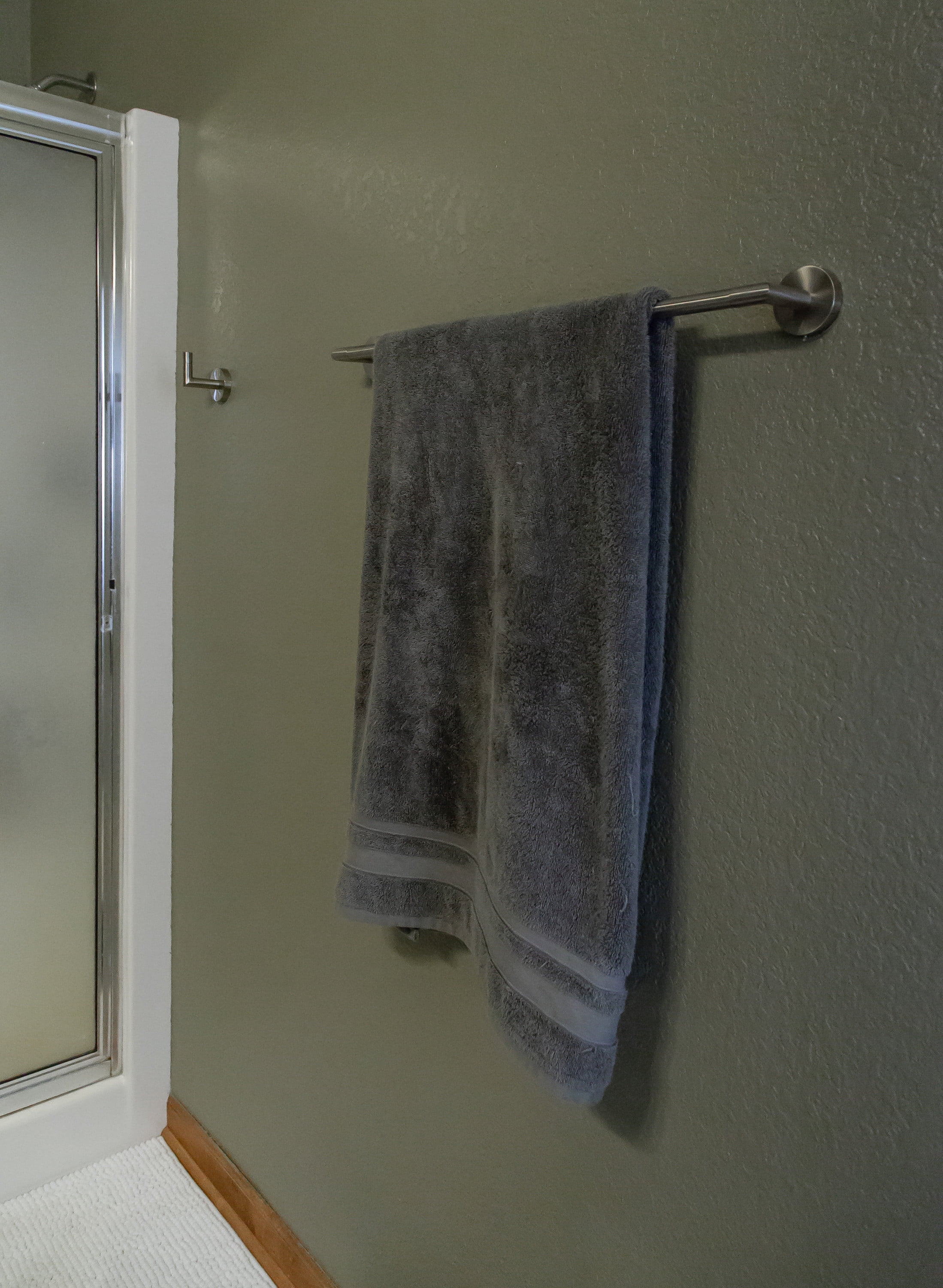 Design House Graz 24" Wall Mount Towel Bar, Satin Nickel
