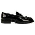 thumbnail image 2 of Franco Sarto Women's Alonzo Tassel Loafer Black 6.5M, 2 of 5