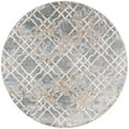 thumbnail image 4 of SAFAVIEH Isabella Trena Geometric Trellis Area Rug, Silver/Ivory, 5'3" x 7'7", 4 of 10