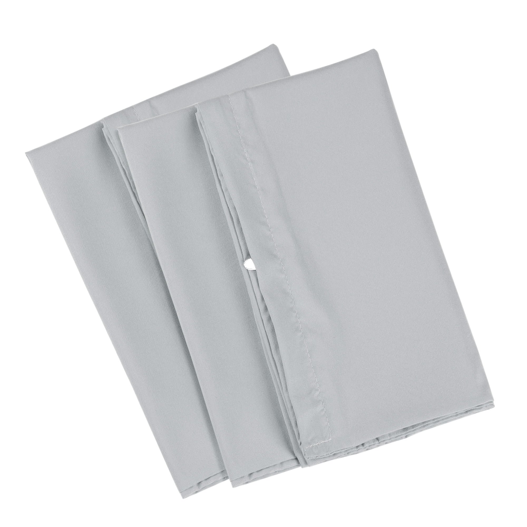 Light Gray Pillowcases Soft Microfiber Pillow Case Cover with Zipper