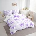 thumbnail image 3 of Castle Fairy Cute Girly Bow Knot Bedding Comforter Set,Cartoon Cherry Queen Bedding Sets, 3 of 8