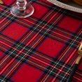 thumbnail image 3 of Lapalife Plaid Christmas Tablecloth Scottish Check Table Cover Furniture Protector for Christmas Decoration, 1 Pc, 3 of 6