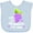 AE-Light Blue, variant on Inktastic Im So Grapeful for You with Cute Grapes Boys or Girls Baby Bib