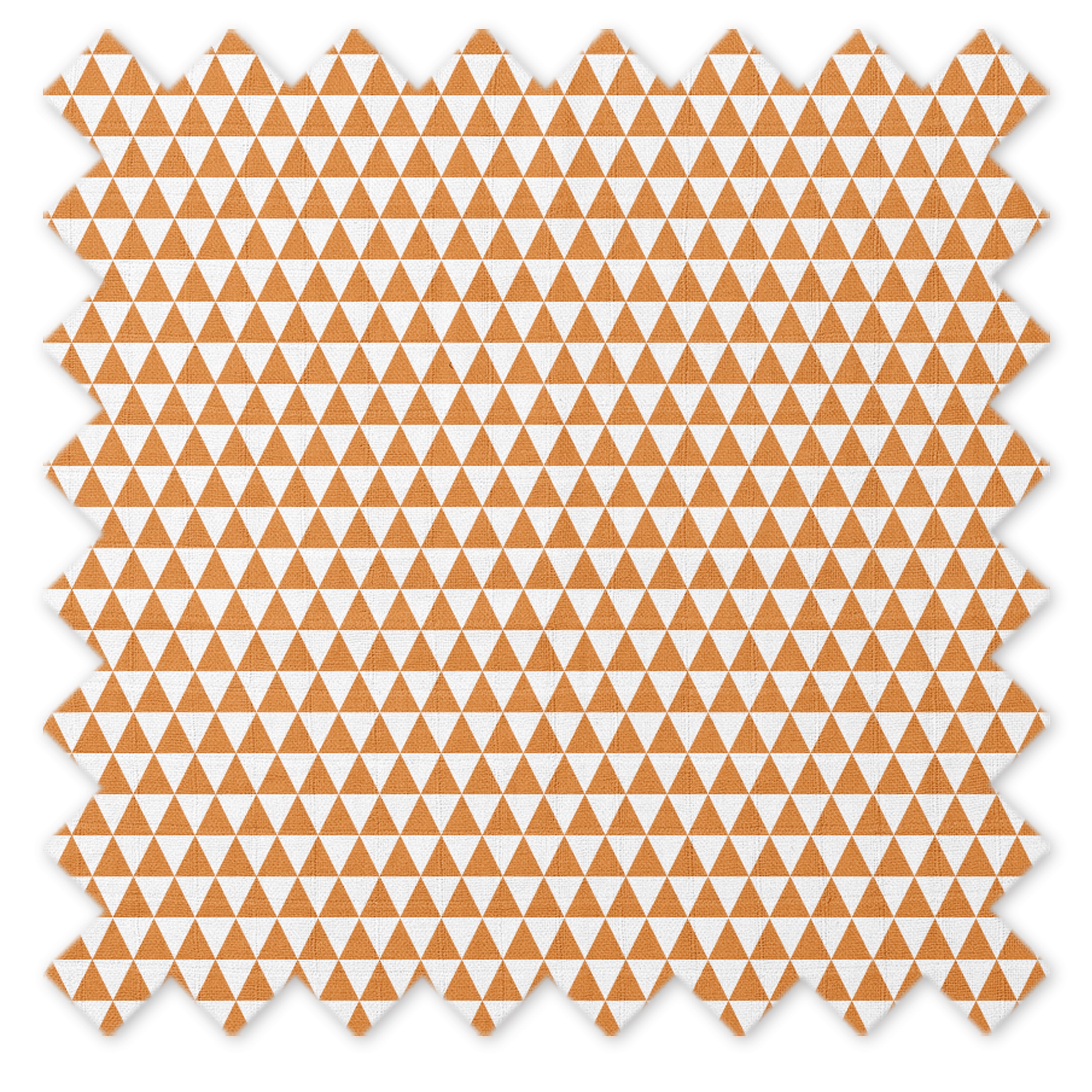Bacati - Triangles Orange Quilted Muslin Changing Pad Cover