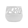 thumbnail image 5 of Maceta Decorativa De Cerámica Esmaltada Para Orquídea Flor De Loto Blanco, 5 of 5