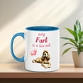 thumbnail image 3 of Every Fart is Love Note Cocker Spaniel Guilty Face Happy Valentine's 11oz Accent Two-tone Mug Cockers Dog Lover Gifts Coffee Tea Cup - 01016, 3 of 5