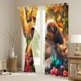 thumbnail image 3 of Homewish Cute Puppy Dogs Curtains Pack of 2 (42x84 Each),Chic Butterflies Flower Curtains Blackout,Kawaii Pet Animal Bedroom Curtains For Boys Girls,Super Cozy Room Decor, 3 of 6