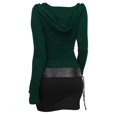 thumbnail image 3 of hotojiny Hoodie Mini Dress for Women Comfy Ruched Vintage Party Dresses Fashion Long Sleeve Bodycon Pencil Dress, 3 of 6