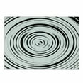 thumbnail image 1 of Spires Cutting Board, Hypnotic Radial Concentric Interlace Circles with Lines Print, Decorative Tempered Glass Cutting and Serving Board, Small Size, Black White, by Ambesonne, 1 of 1
